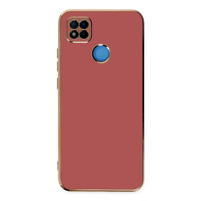 Newface Xiaomi Redmi 9C Kılıf Volet Silikon - Kırmızı