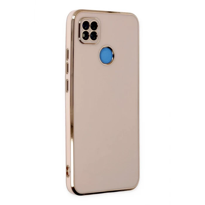 Newface Xiaomi Redmi 9C Kılıf Volet Silikon - Pembe