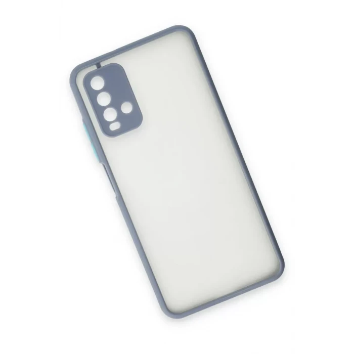 Newface Xiaomi Redmi 9T Kılıf Montreal Silikon Kapak - Gri