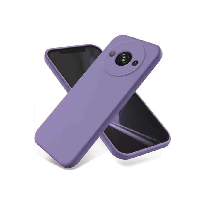 Newface Xiaomi Redmi A3 4G Kılıf First Silikon - Lila