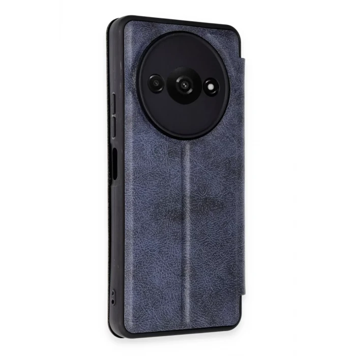 Newface Xiaomi Redmi A3 4G Kılıf Flip Cover - Lacivert