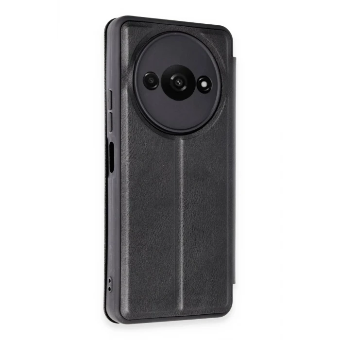 Newface Xiaomi Redmi A3 4G Kılıf Flip Cover - Siyah