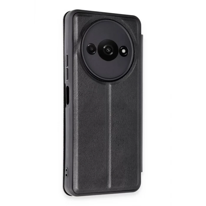 Newface Xiaomi Redmi A3 4G Kılıf Flip Cover - Siyah