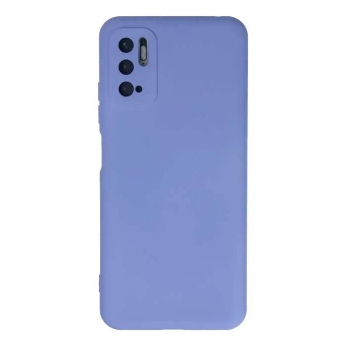 Newface Xiaomi Redmi Note 10 5G Kılıf Nano içi Kadife Silikon - Lila