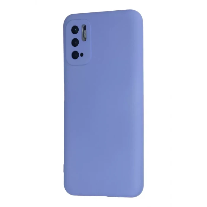 Newface Xiaomi Redmi Note 10 5G Kılıf Nano içi Kadife Silikon - Lila