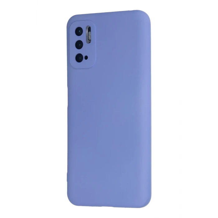 Newface Xiaomi Redmi Note 10 5G Kılıf Nano içi Kadife Silikon - Lila
