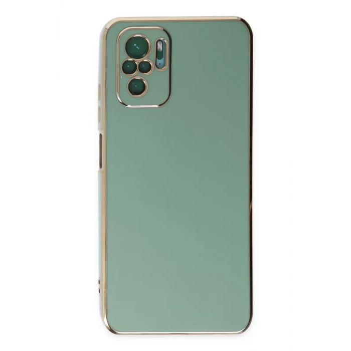 Newface Xiaomi Redmi Note 10 Kılıf Volet Silikon - Açık Yeşil