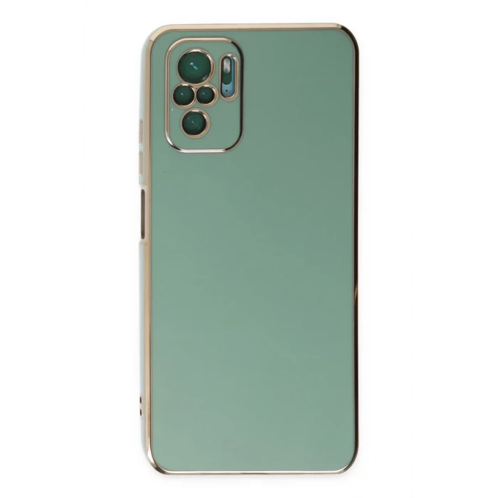 Newface Xiaomi Redmi Note 10 Kılıf Volet Silikon - Açık Yeşil