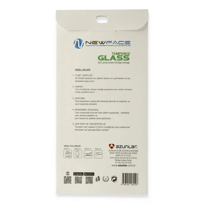 Newface Xiaomi Redmi Note 10 Pro 20D Premium Cam Ekran Koruyucu