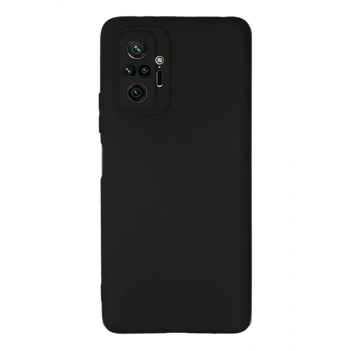 Newface Xiaomi Redmi Note 10 Pro Kılıf First Silikon - Siyah