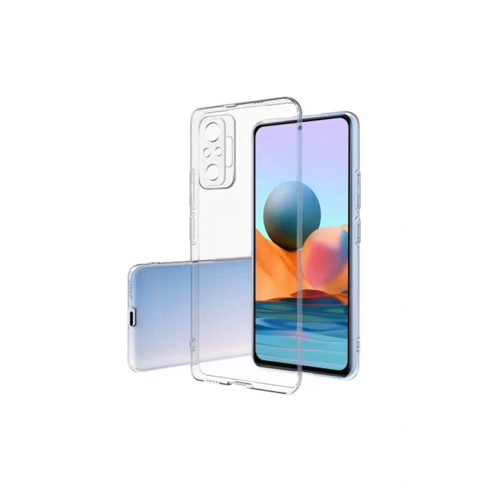 Newface Xiaomi Redmi Note 10 Pro Kılıf Lüx Şeffaf Silikon