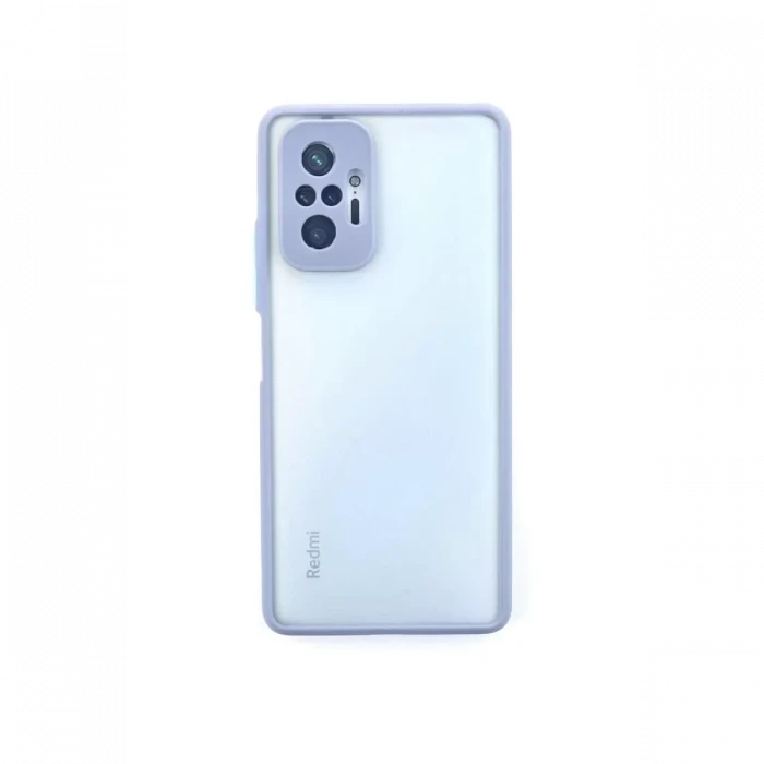 Newface Xiaomi Redmi Note 10 Pro Kılıf Montreal Silikon Kapak - Gri
