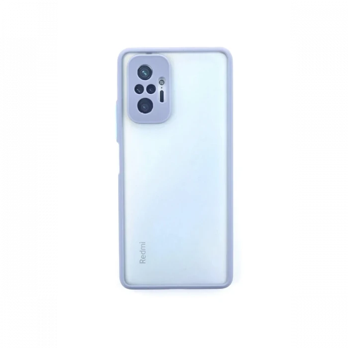 Newface Xiaomi Redmi Note 10 Pro Kılıf Montreal Silikon Kapak - Gri