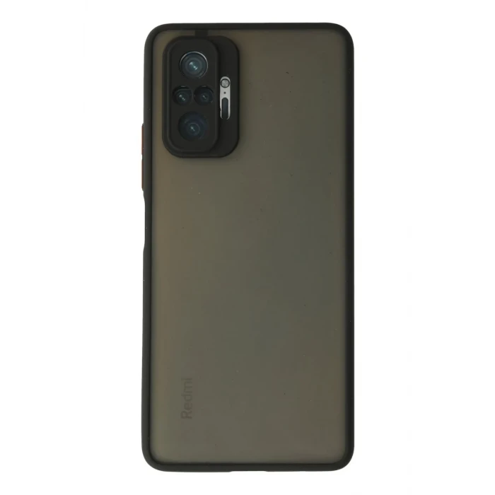 Newface Xiaomi Redmi Note 10 Pro Kılıf Montreal Silikon Kapak - Siyah