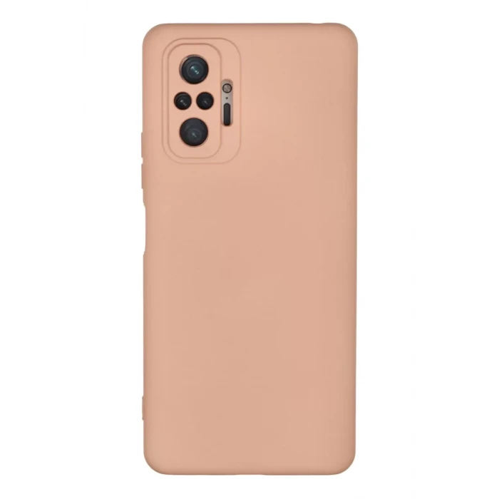 Newface Xiaomi Redmi Note 10 Pro Kılıf Nano içi Kadife Silikon - Pudra