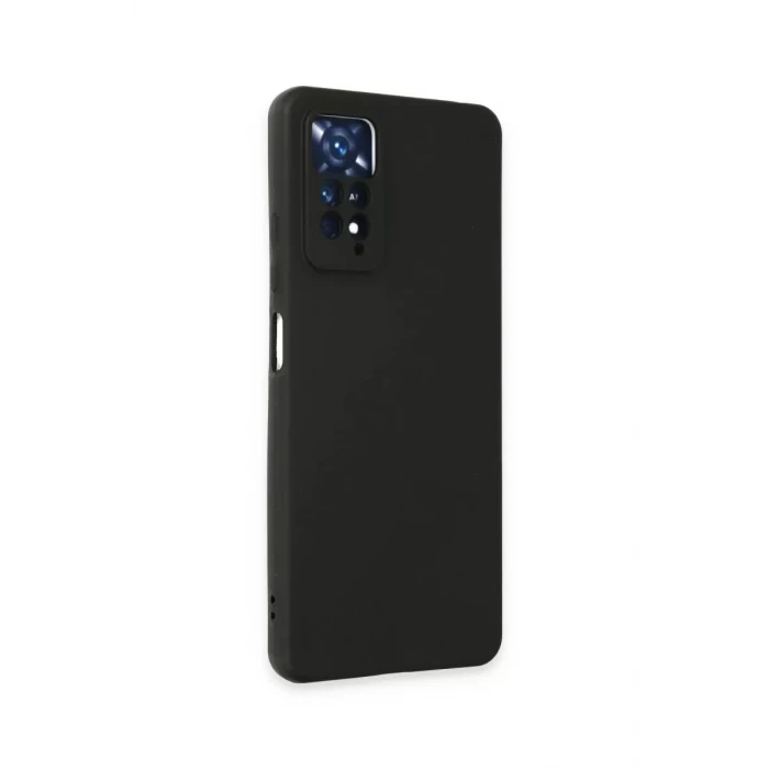 Newface Xiaomi Redmi Note 11 Kılıf First Silikon - Siyah