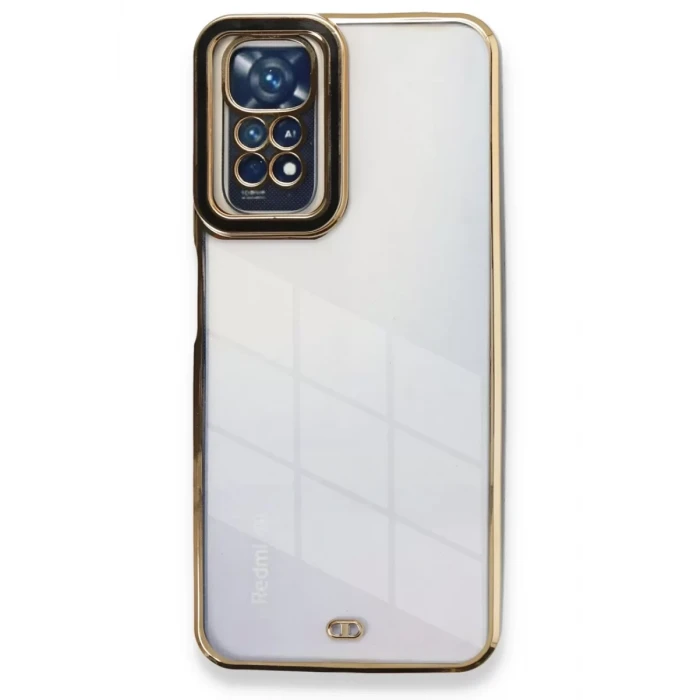 Newface Xiaomi Redmi Note 11 Kılıf Liva Lens Silikon - Siyah