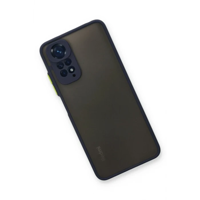 Newface Xiaomi Redmi Note 11 Kılıf Montreal Silikon Kapak - Lacivert