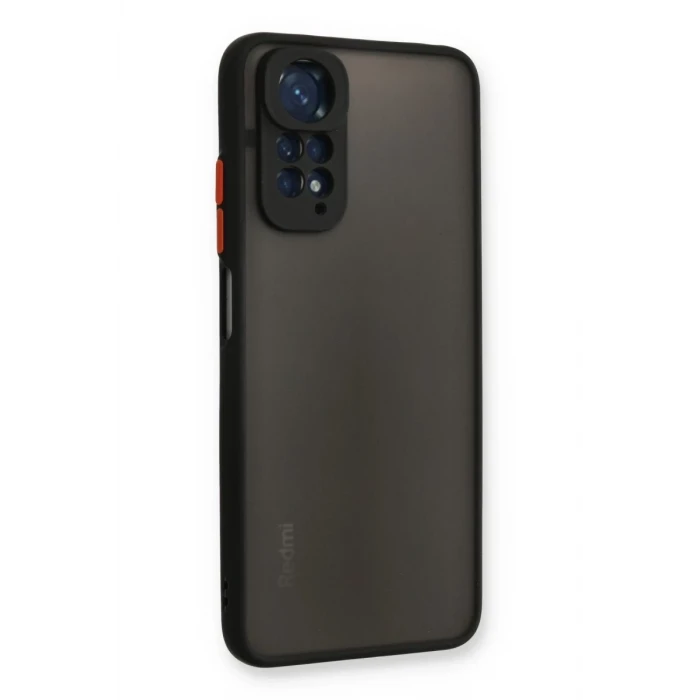 Newface Xiaomi Redmi Note 11 Kılıf Montreal Silikon Kapak - Siyah