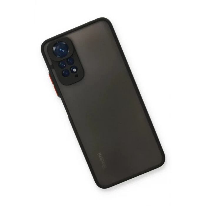 Newface Xiaomi Redmi Note 11 Kılıf Montreal Silikon Kapak - Siyah