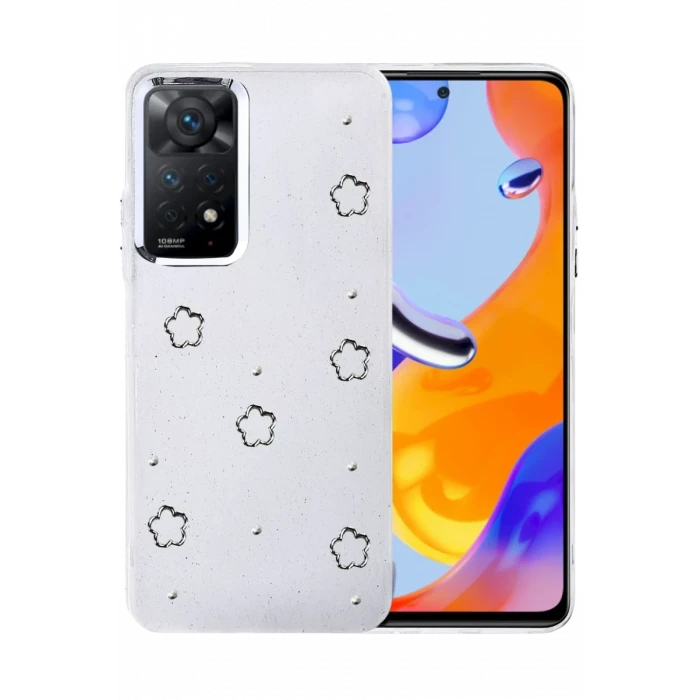 Newface Xiaomi Redmi Note 11 Pro Fiyonk Desenli Kapak - Desen 2