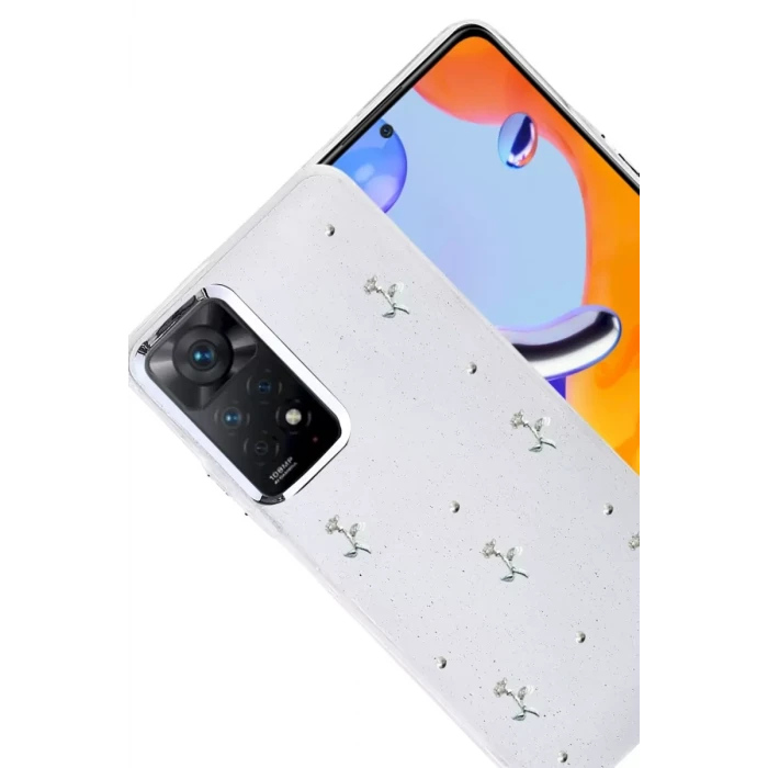 Newface Xiaomi Redmi Note 11 Pro Fiyonk Desenli Kapak - Desen 4