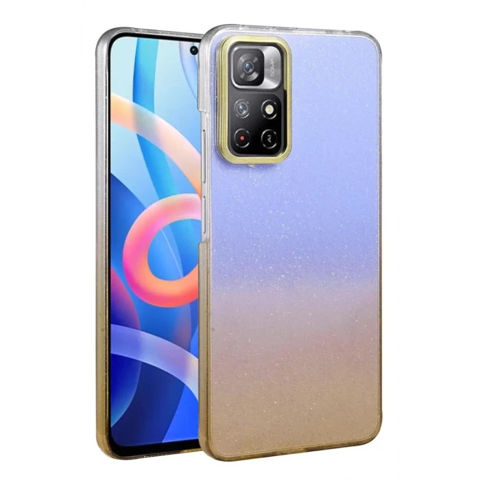 Newface Xiaomi Redmi Note 11 Pro Glossy Kapak - Çöl Titanyum