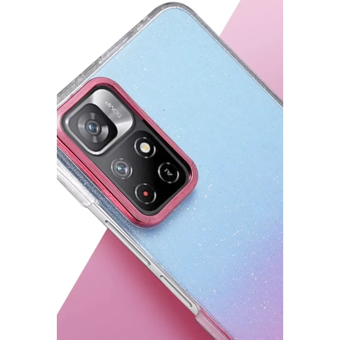 Newface Xiaomi Redmi Note 11 Pro Glossy Kapak - Çöl Titanyum