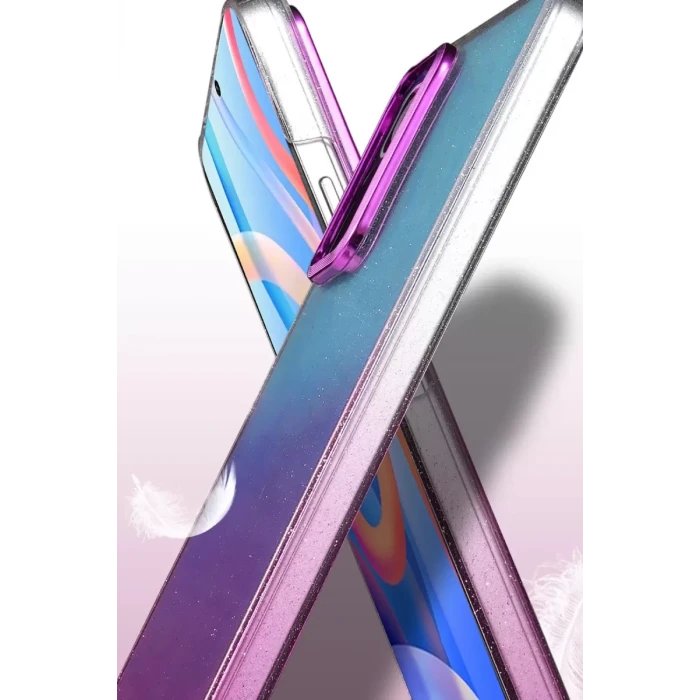 Newface Xiaomi Redmi Note 11 Pro Glossy Kapak - Mavi