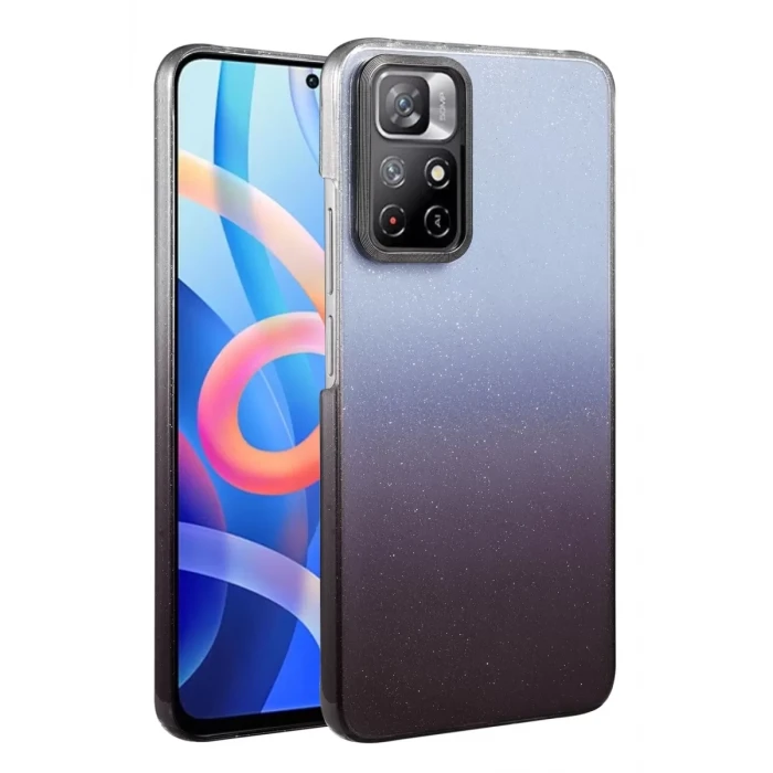 Newface Xiaomi Redmi Note 11 Pro Glossy Kapak - Siyah