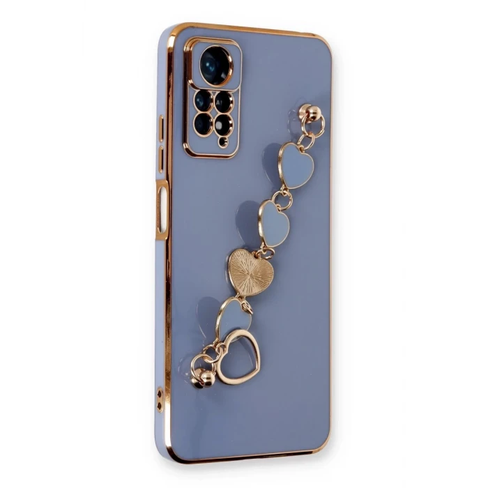 Newface Xiaomi Redmi Note 11 Pro Kılıf Esila Silikon - Gri