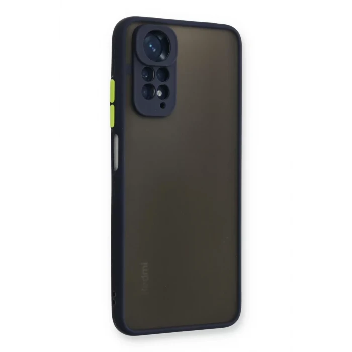 Newface Xiaomi Redmi Note 11 Pro Kılıf Montreal Silikon Kapak - Lacivert