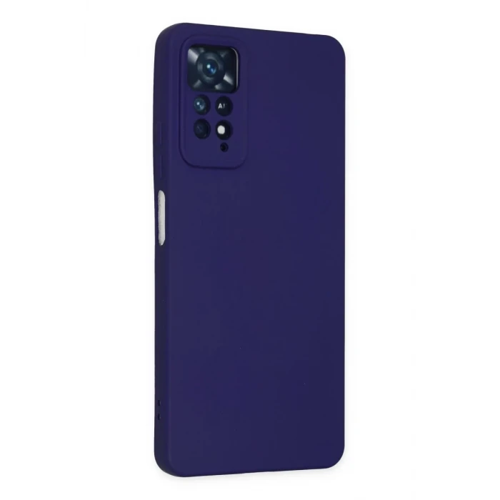 Newface Xiaomi Redmi Note 11 Pro Kılıf Nano içi Kadife Silikon - Mor
