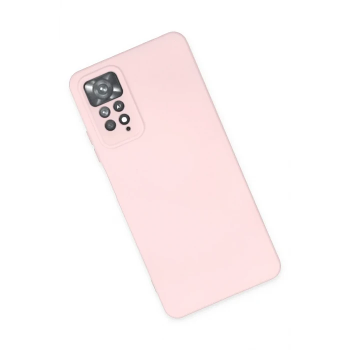 Newface Xiaomi Redmi Note 11 Pro Kılıf Nano içi Kadife Silikon - Pudra