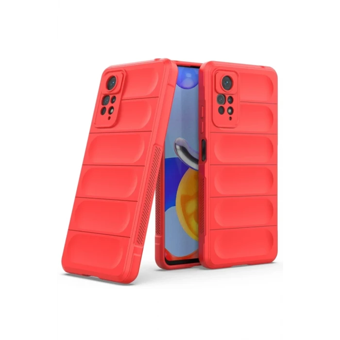 Newface Xiaomi Redmi Note 11 Pro Kılıf Optimum Silikon - Kırmızı
