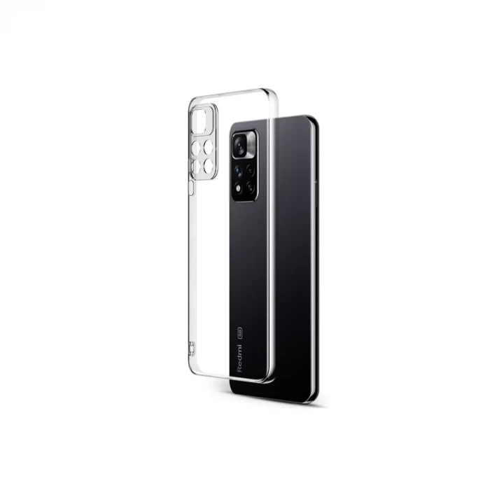 Newface Xiaomi Redmi Note 11 Pro Plus 5G Kılıf Lüx Şeffaf Silikon