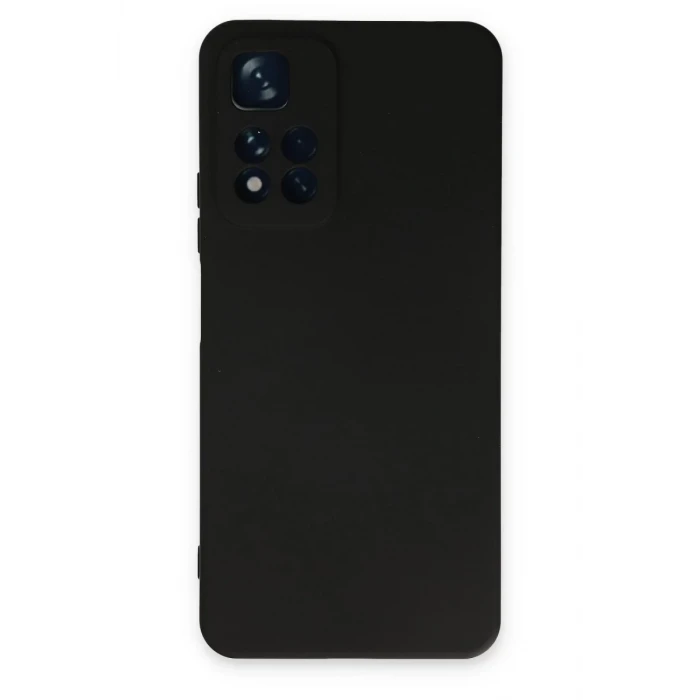 Newface Xiaomi Redmi Note 11 Pro Plus 5G Kılıf Nano içi Kadife Silikon - Siyah