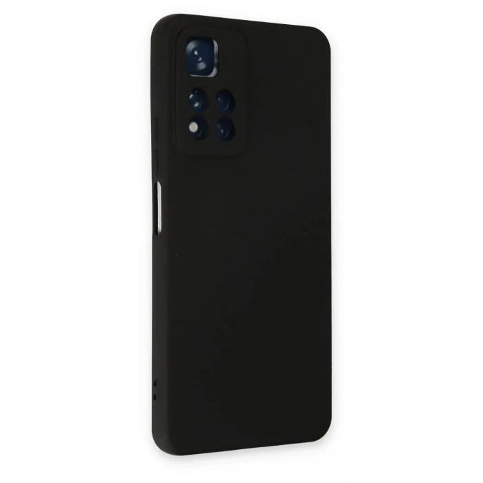 Newface Xiaomi Redmi Note 11 Pro Plus 5G Kılıf Nano içi Kadife Silikon - Siyah