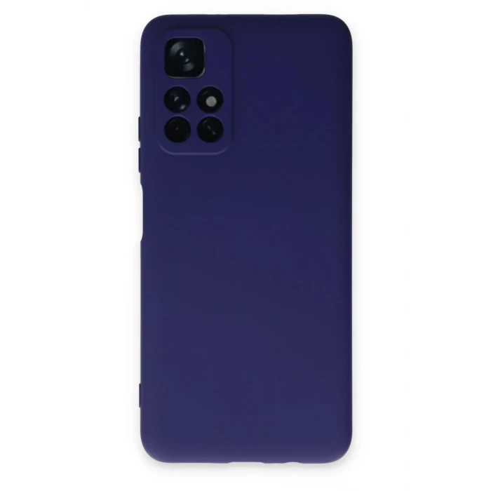 Newface Xiaomi Redmi Note 11T Kılıf Nano içi Kadife Silikon - Mor