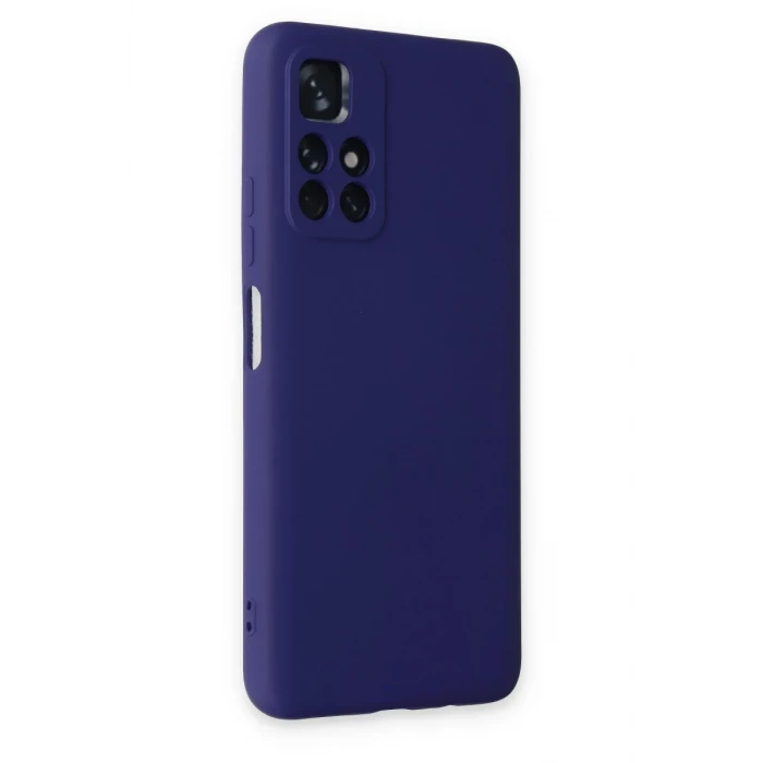 Newface Xiaomi Redmi Note 11T Kılıf Nano içi Kadife Silikon - Mor