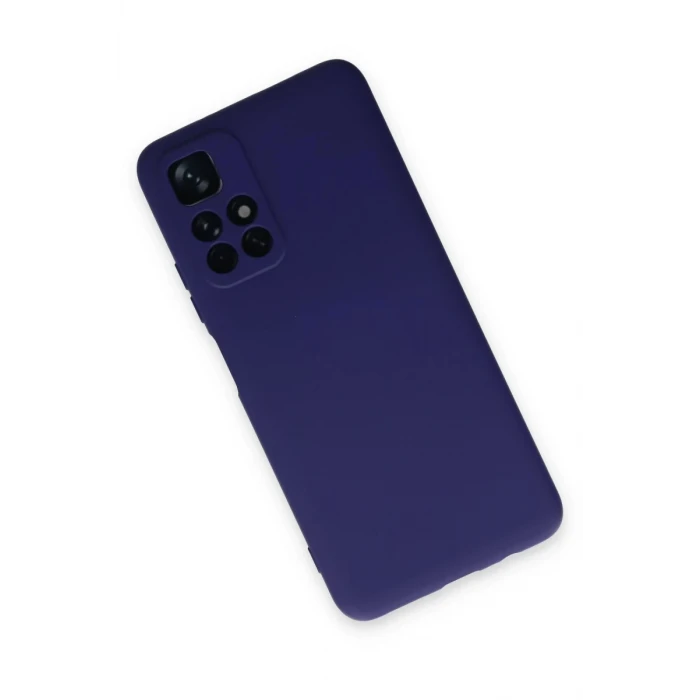 Newface Xiaomi Redmi Note 11T Kılıf Nano içi Kadife Silikon - Mor