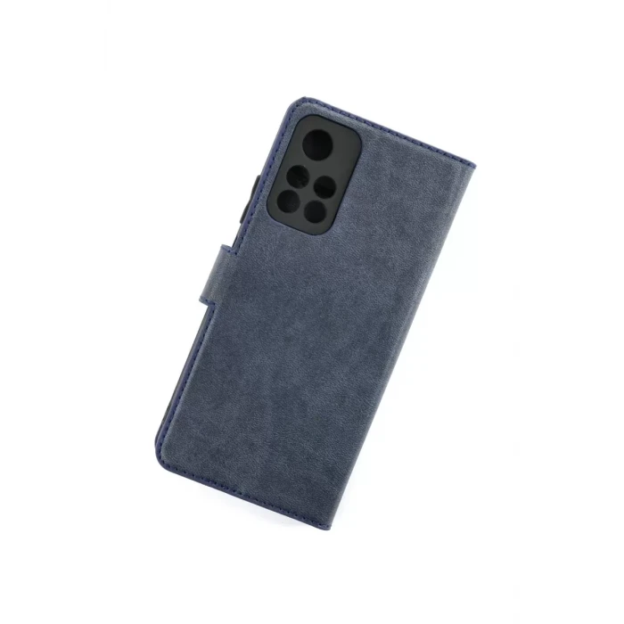 Newface Xiaomi Redmi Note 11T Kılıf Trend S Plus Kapaklı Kılıf - Lacivert