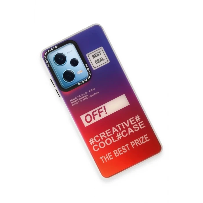Newface Xiaomi Redmi Note 12 4G Kılıf Estoril Desenli Kapak - Estoril - 9