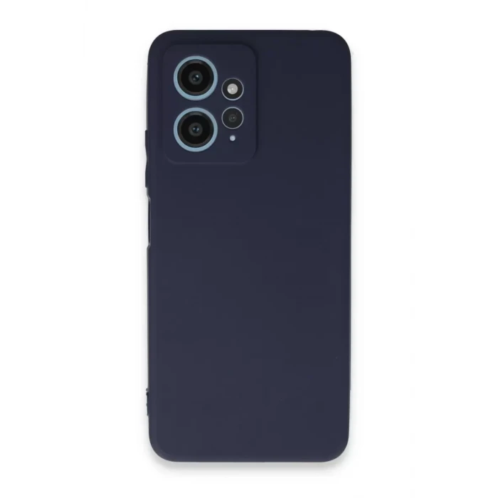 Newface Xiaomi Redmi Note 12 4G Kılıf First Silikon - Lacivert
