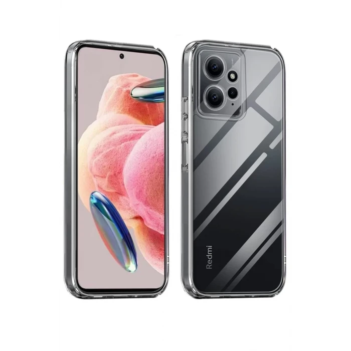 Newface Xiaomi Redmi Note 12 4G Kılıf Lüx Şeffaf Silikon