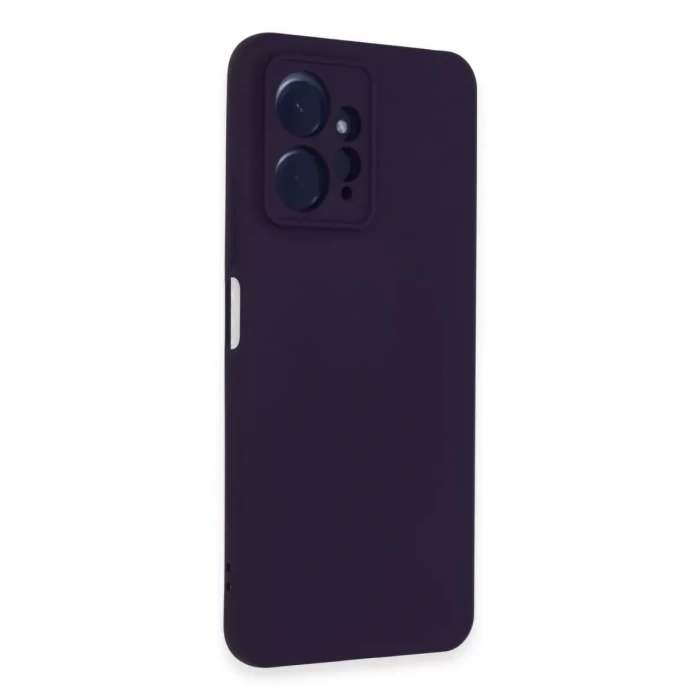 Newface Xiaomi Redmi Note 12 4G Kılıf Nano içi Kadife Silikon - Mor