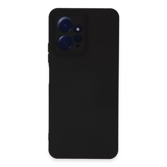 Newface Xiaomi Redmi Note 12 4G Kılıf Nano içi Kadife Silikon - Siyah