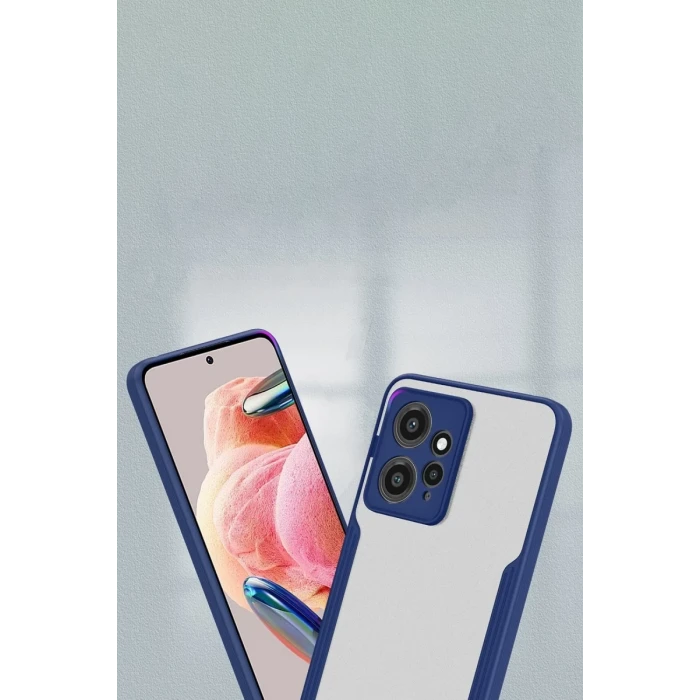 Newface Xiaomi Redmi Note 12 4G Kılıf Platin Silikon - Sarı