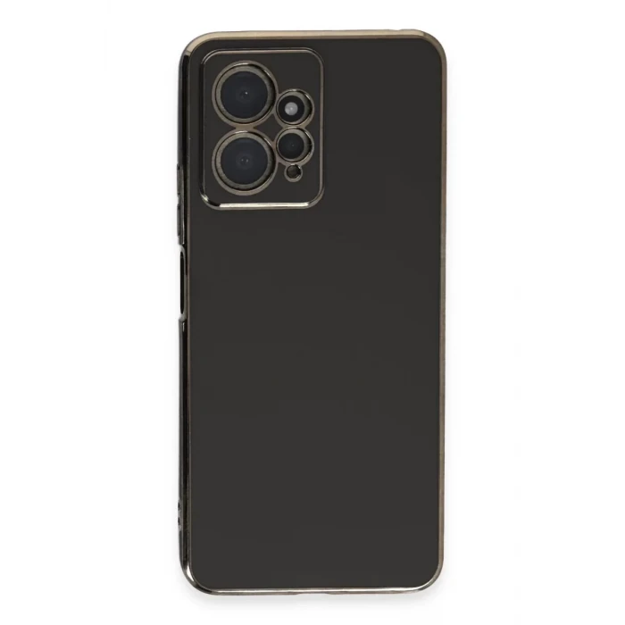 Newface Xiaomi Redmi Note 12 4G Kılıf Volet Silikon - Siyah