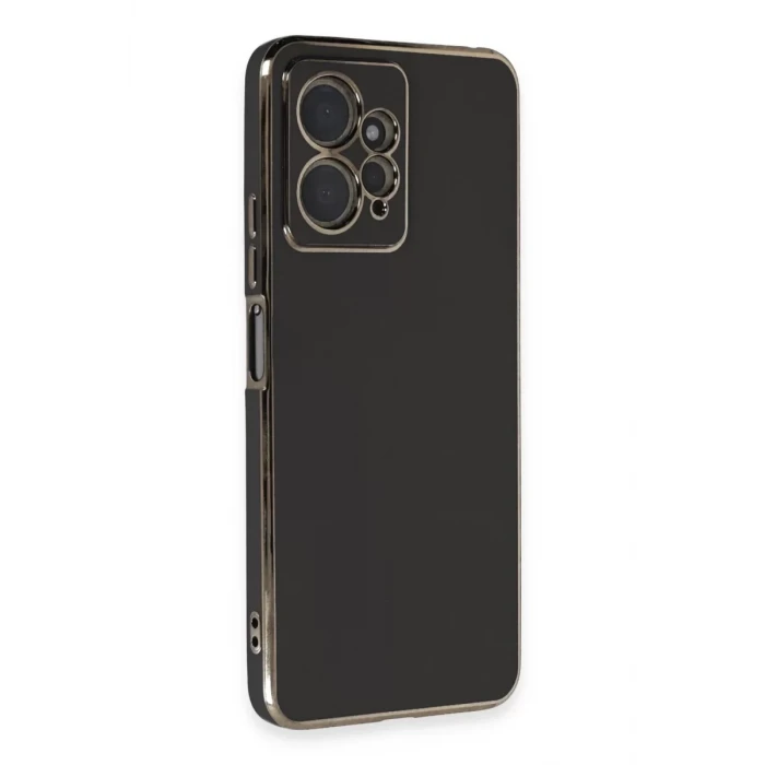 Newface Xiaomi Redmi Note 12 4G Kılıf Volet Silikon - Siyah